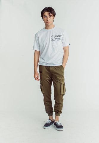 Mossimo Coca Cola Chive Slim Mid Joggers with Embroidery - Mossimo PH