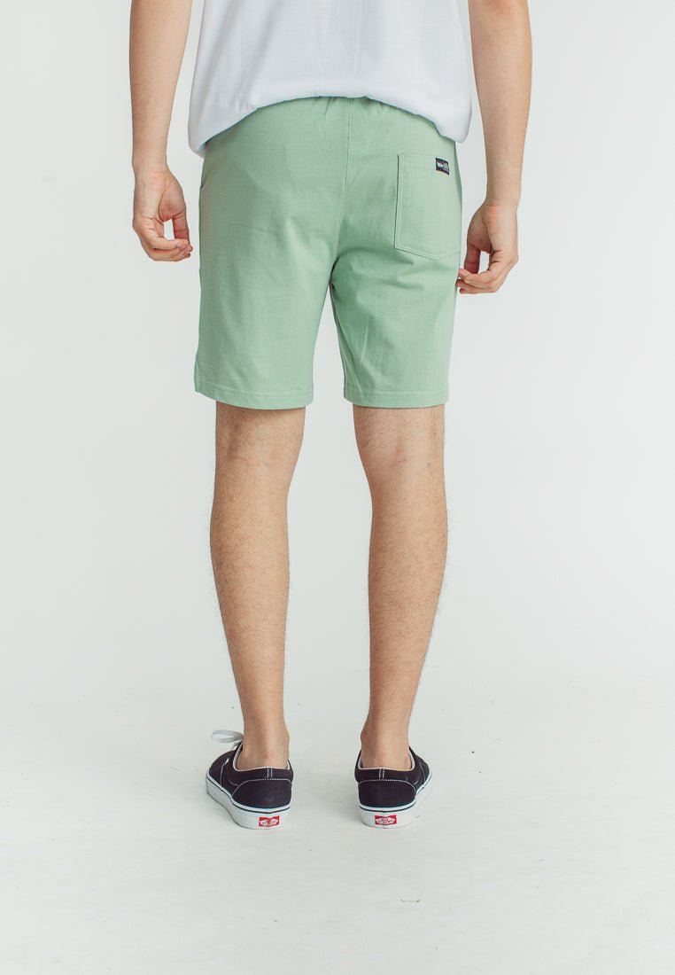 Mossimo Dessert Sage Sesame Street Garterized Regular Fit Shorts with Embroidery - Mossimo PH