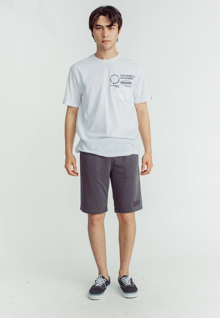 Mossimo Gray Sesame Street Regular Fit Shorts with Embroidery - Mossimo PH