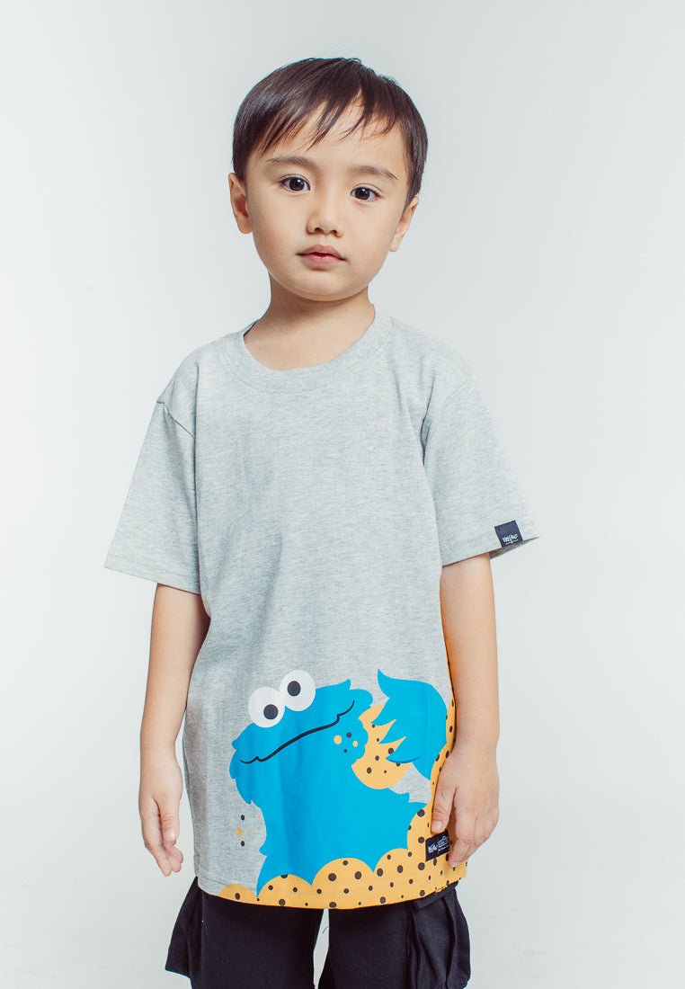 Mossimo Heather Gray Sesame Street Printed Kids Shirt - Mossimo PH