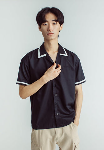 Mossimo Jed Black Urban Fit Short Sleeve Button Down - Mossimo PH