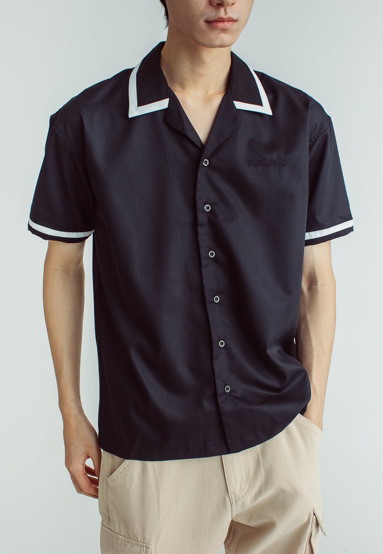 Mossimo Jed Black Urban Fit Short Sleeve Button Down - Mossimo PH