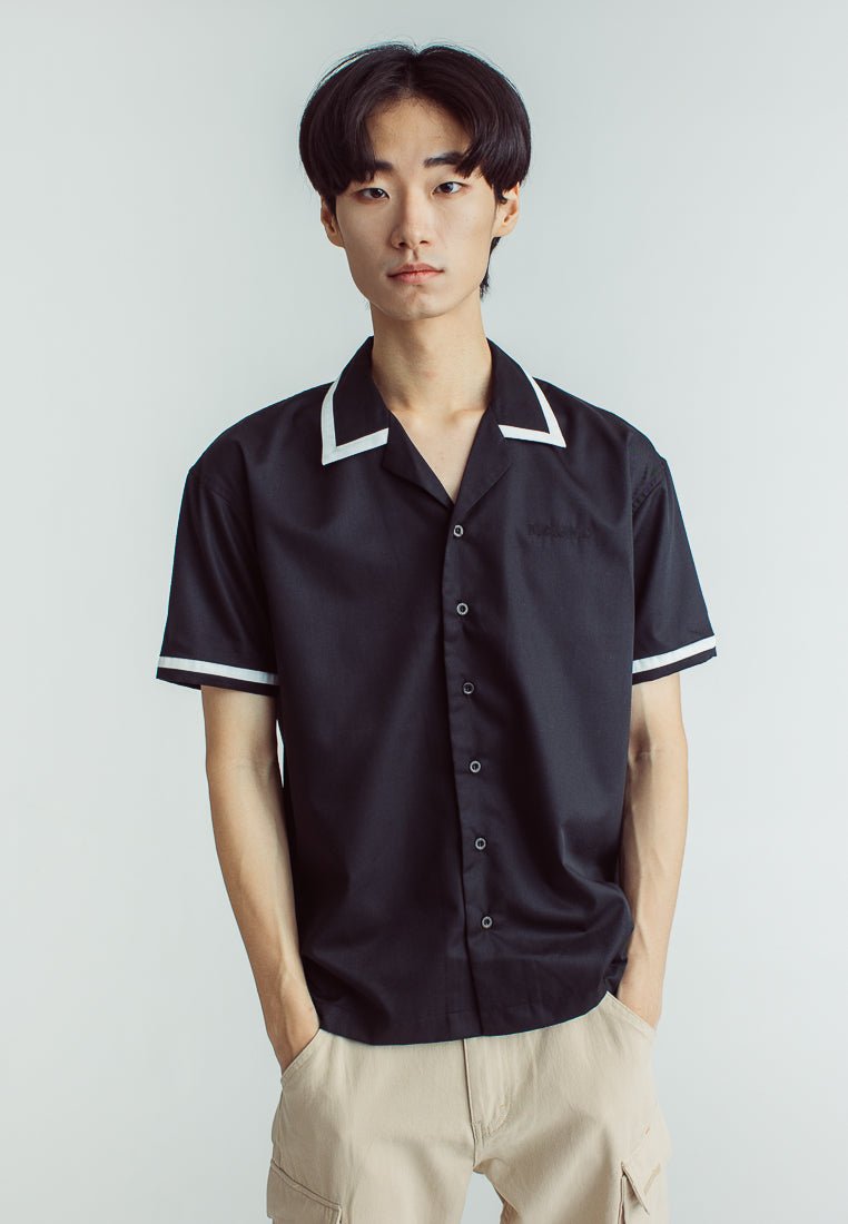 Mossimo Jed Black Urban Fit Short Sleeve Button Down - Mossimo PH