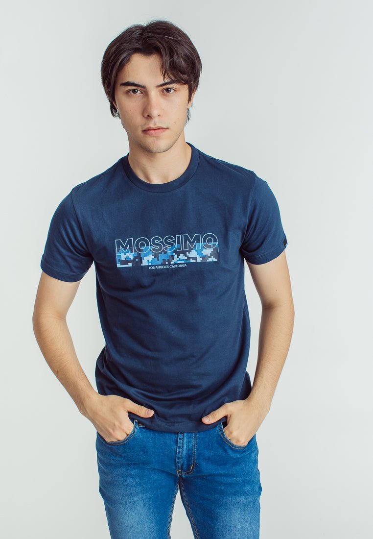 Mossimo Jeffrey Dark Denim Muscle Fit Tee - Mossimo PH