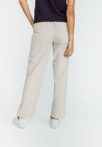 Mossimo Jessi Beige Straight Mid Cut Trousers - Mossimo PH