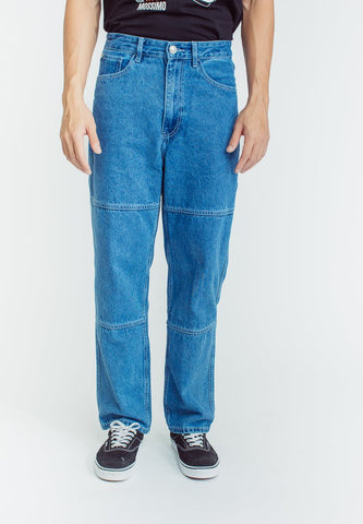 Mossimo Julius Medium Blue Six Pocket Baggy Jeans - Mossimo PH
