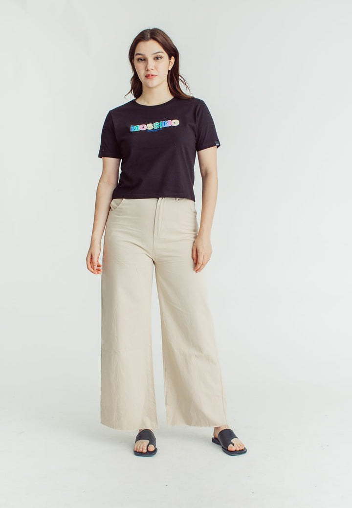 Mossimo Karissa Black Classic Crop Fit Tee - Mossimo PH