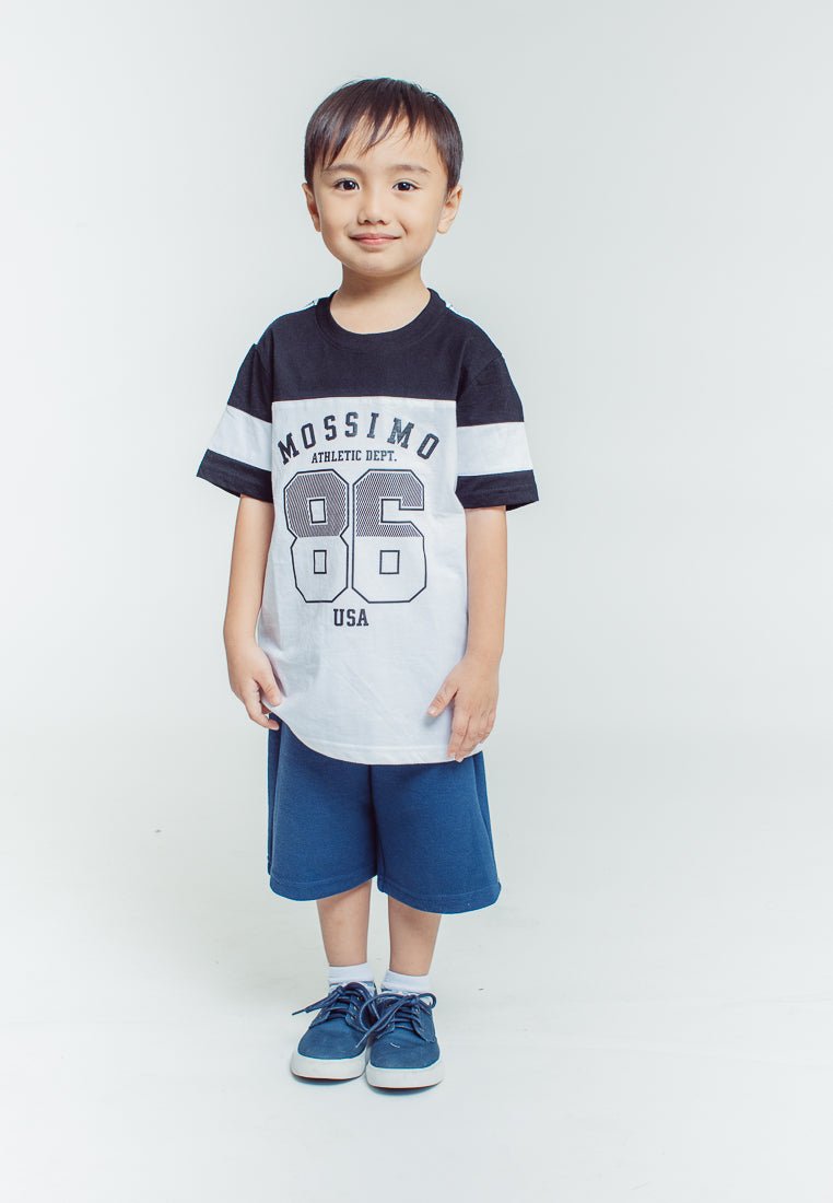 Mossimo Kids Boys Black Color Block Athletic Shirt with USA 86 - Mossimo PH