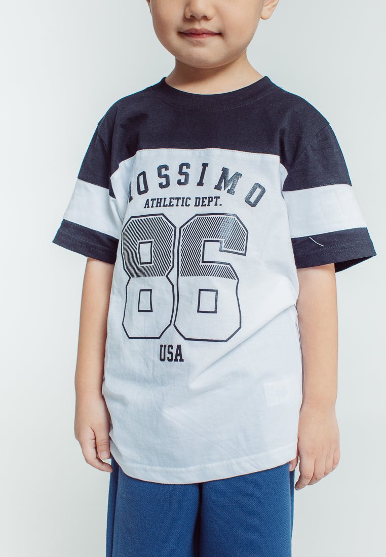 Mossimo Kids Boys Black Color Block Athletic Shirt with USA 86 - Mossimo PH