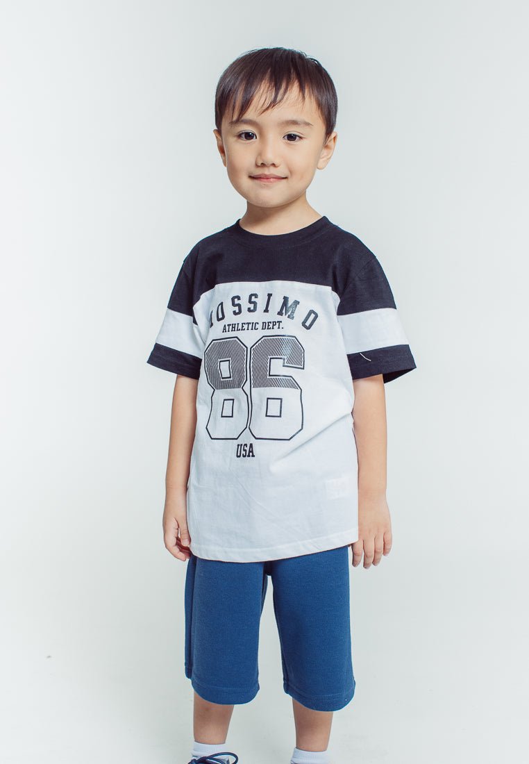 Mossimo Kids Boys Black Color Block Athletic Shirt with USA 86 - Mossimo PH