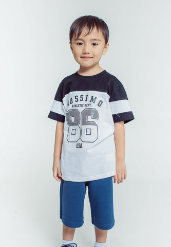 Mossimo Kids Boys Black Color Block Athletic Shirt with USA 86 - Mossimo PH