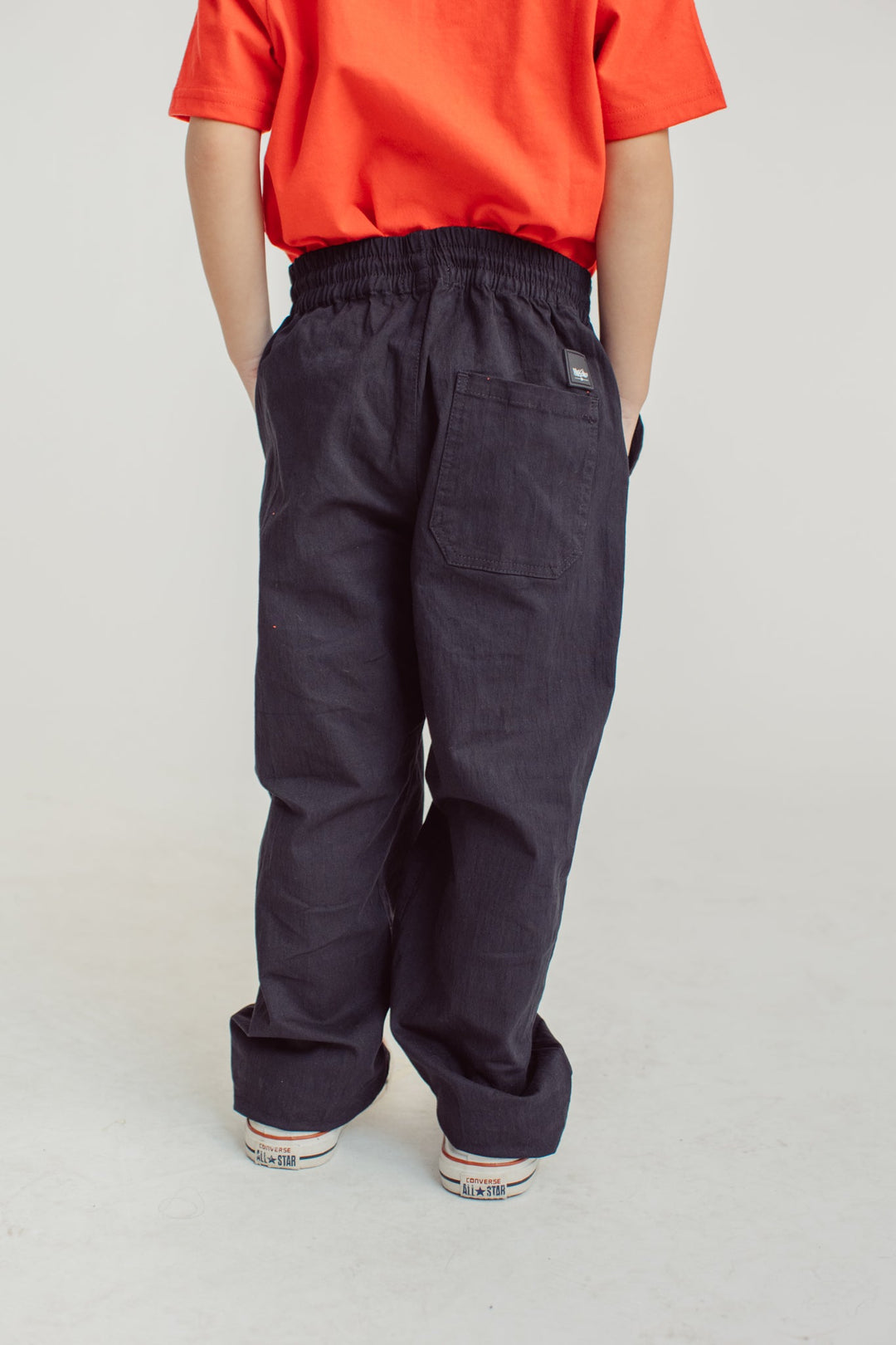 Mossimo Kids Boys Black Pull on Trousers with Drawstring - Mossimo PH