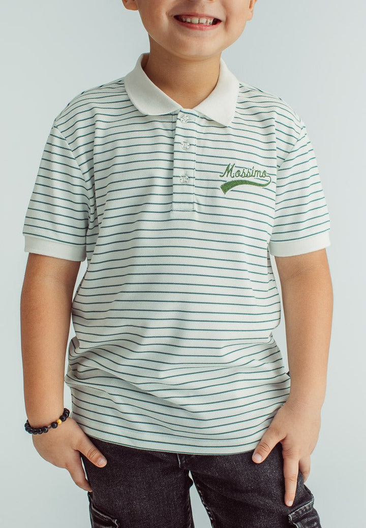 Mossimo Kids Boys Nash White Stripes Polo Shirt - Mossimo PH