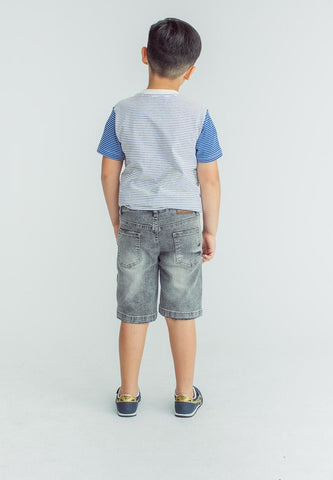 Mossimo Kids Boys Rex Light Gray Denim Short - Mossimo PH