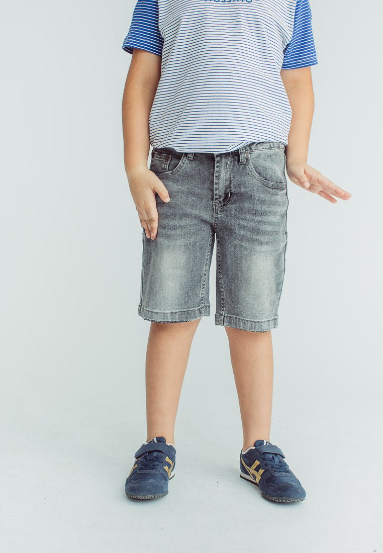 Mossimo Kids Boys Rex Light Gray Denim Short - Mossimo PH