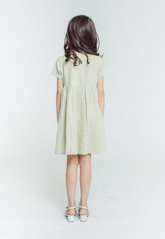 Mossimo Kids Girls Czarina Mint Overlap Flare Hem Dress - Mossimo PH