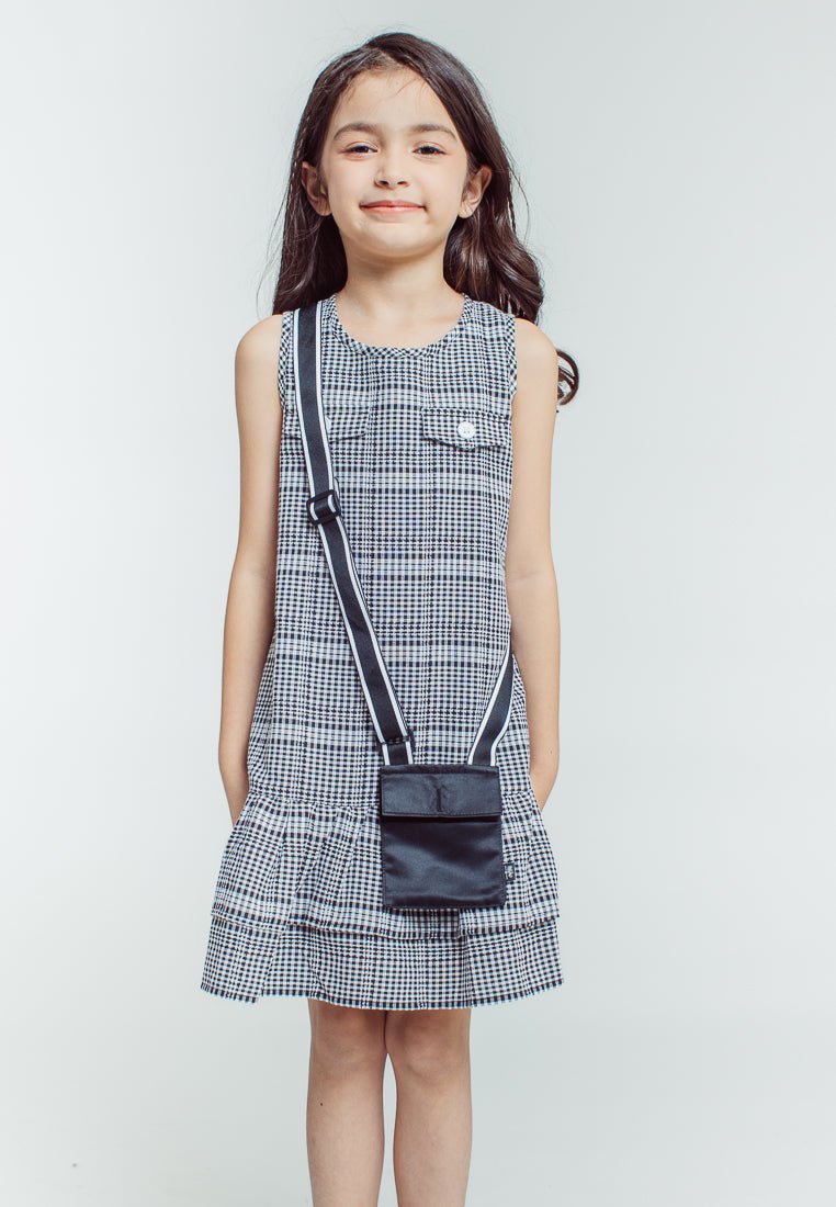 Mossimo Kids Girls Zoe Black Ruffle Hem Dress with Bag - Mossimo PH