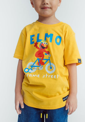 Mossimo Kids Old Gold Sesame Street Elmo Printed Shirt - Mossimo PH