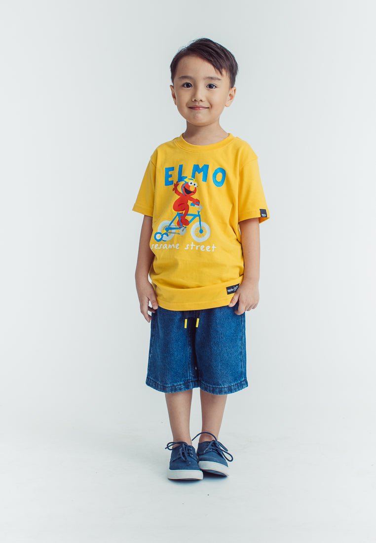 Mossimo Kids Old Gold Sesame Street Elmo Printed Shirt - Mossimo PH