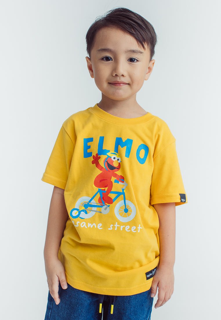 Mossimo Kids Old Gold Sesame Street Elmo Printed Shirt - Mossimo PH