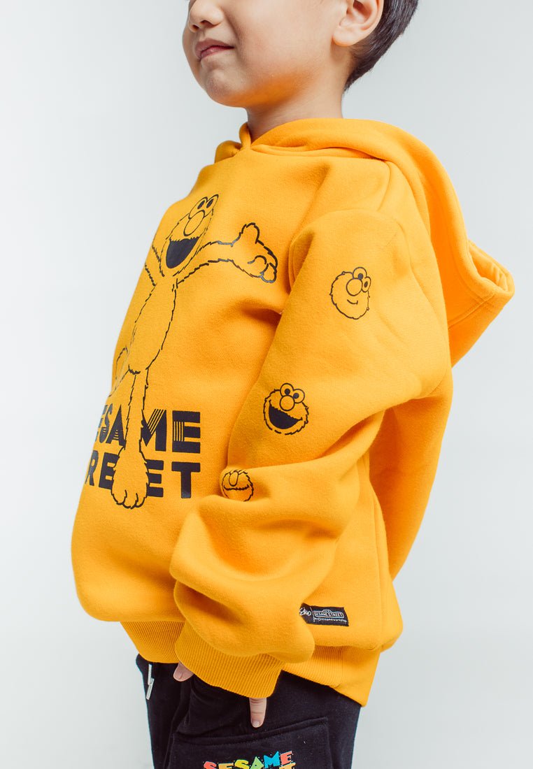 Mossimo Kids Orange Ochre Sesame Street Printed Hoodie - Mossimo PH