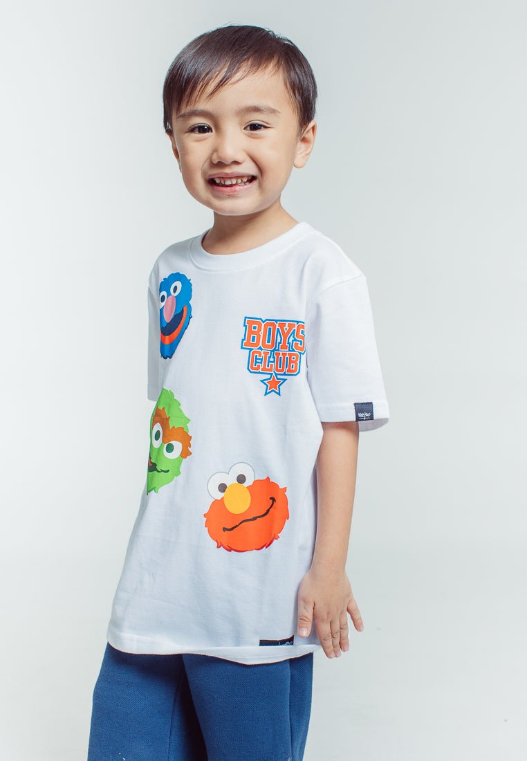 Mossimo Kids White Boys Club Sesame Street Printed Shirt - Mossimo PH