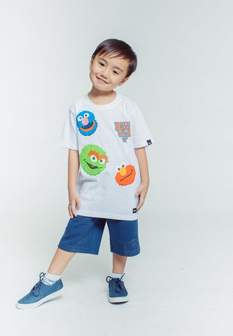 Mossimo Kids White Boys Club Sesame Street Printed Shirt - Mossimo PH