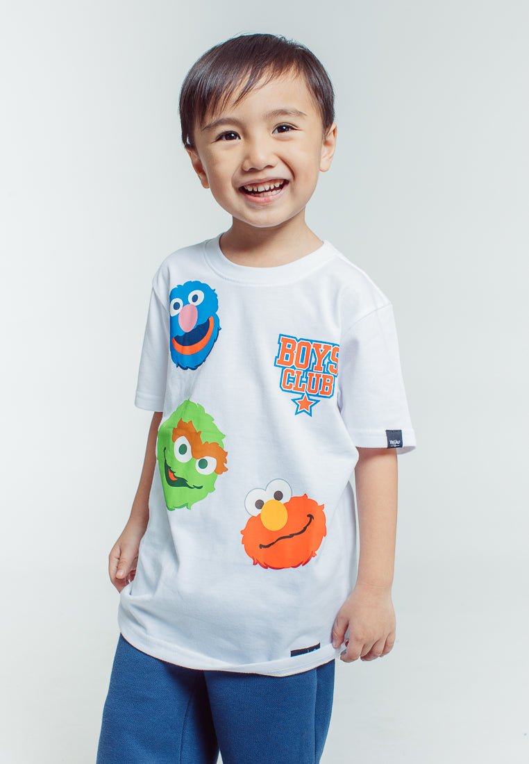 Mossimo Kids White Boys Club Sesame Street Printed Shirt - Mossimo PH