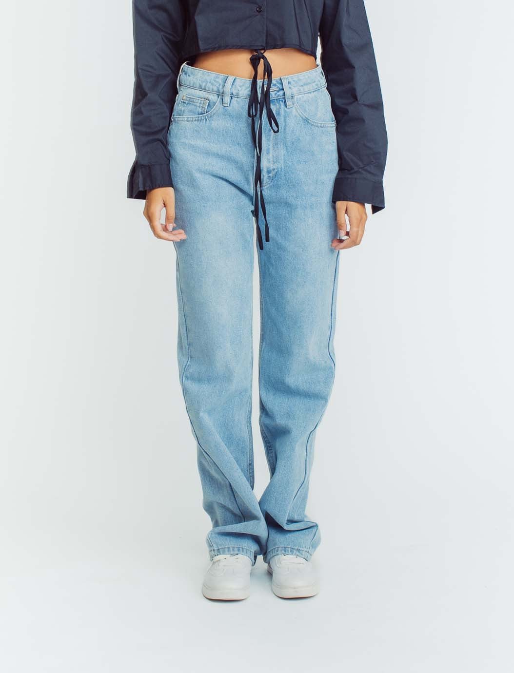 Mossimo Kryzzie Light Blue Five Pocket Staight High Jeans - Mossimo PH