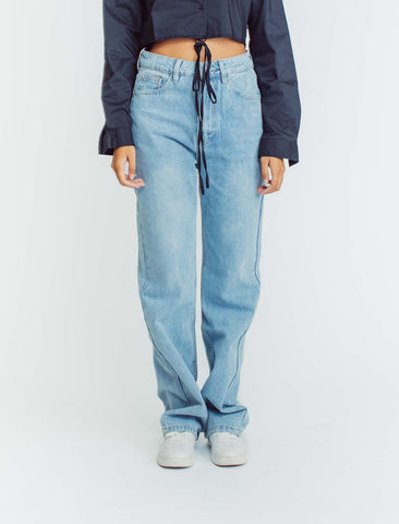 Mossimo Kryzzie Light Blue Five Pocket Staight High Jeans - Mossimo PH