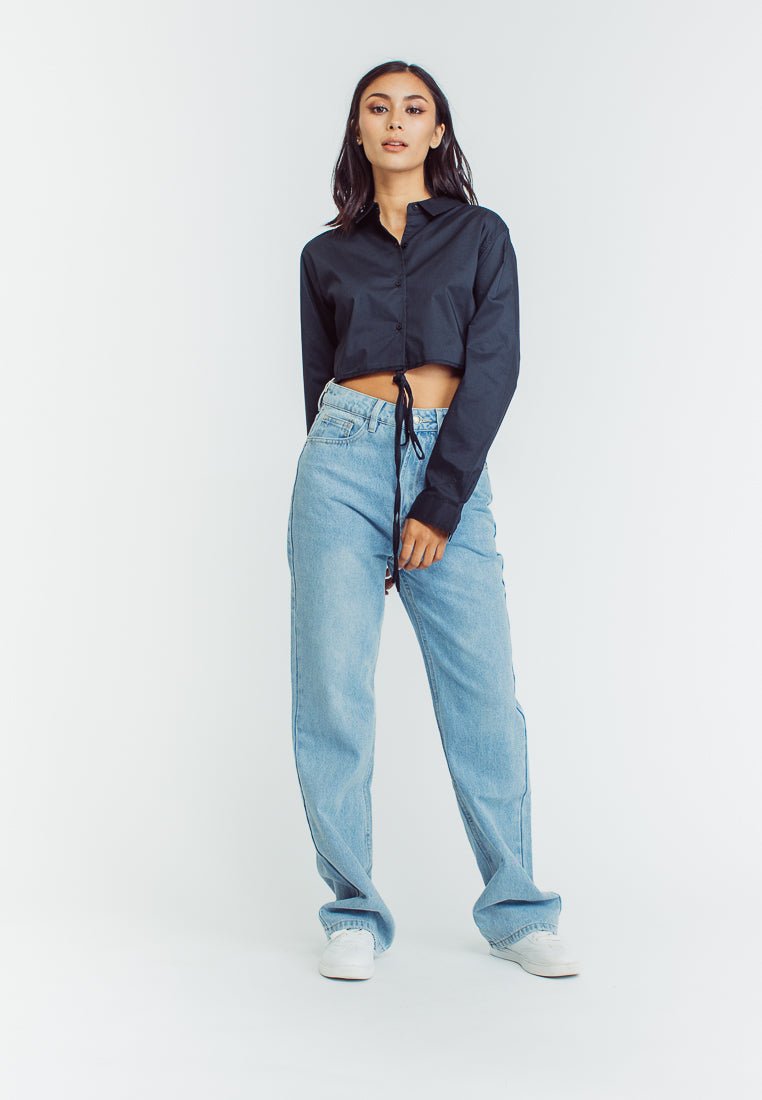 Mossimo Kryzzie Light Blue Five Pocket Staight High Jeans - Mossimo PH
