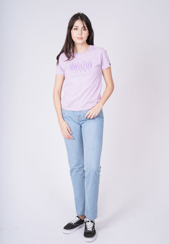Mossimo Lavander Frost with 1986 Branding High Density Print Classic Fit Tee - Mossimo PH