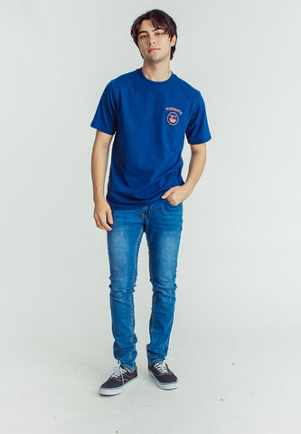 Mossimo Midnight Blue Comfort Fit Tee with Flat Print - Mossimo PH