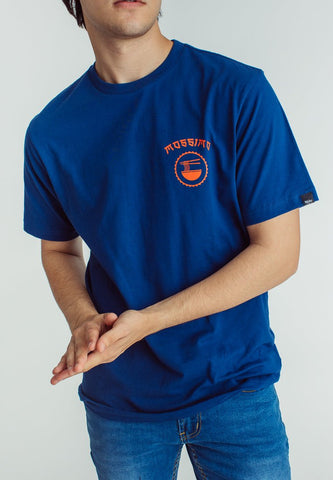 Mossimo Midnight Blue Comfort Fit Tee with Flat Print - Mossimo PH