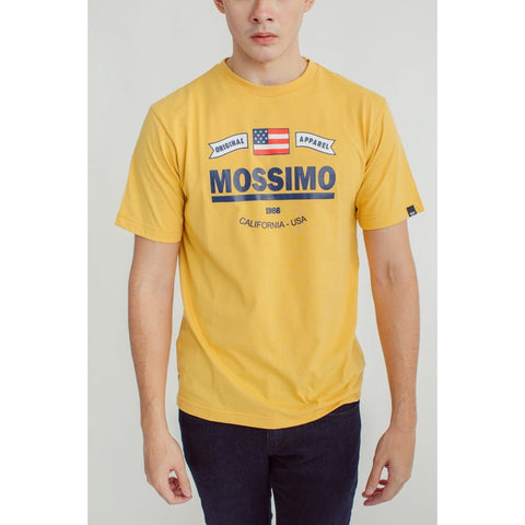 Mossimo Ochre with Big Branding Flat Print Comfort Fit Tee - Mossimo PH