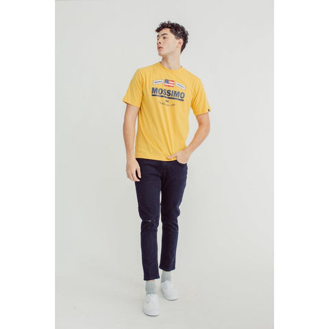 Mossimo Ochre with Big Branding Flat Print Comfort Fit Tee - Mossimo PH
