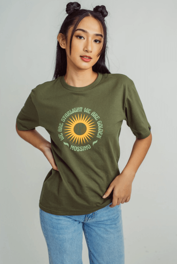 Mossimo Olive Mossimo Flat Print Modern Fit Tee - Mossimo PH