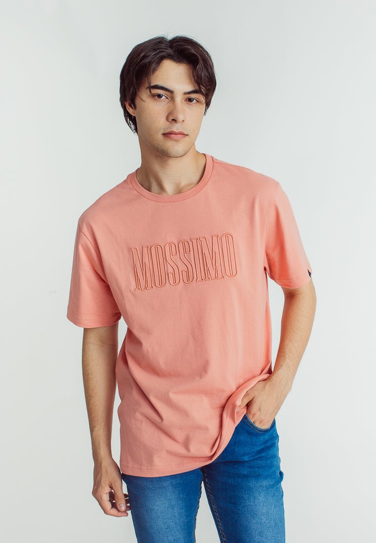 Mossimo Premium Lobster Bisque Modern Fit Tee with Embroidery and Rubber Inside - Mossimo PH