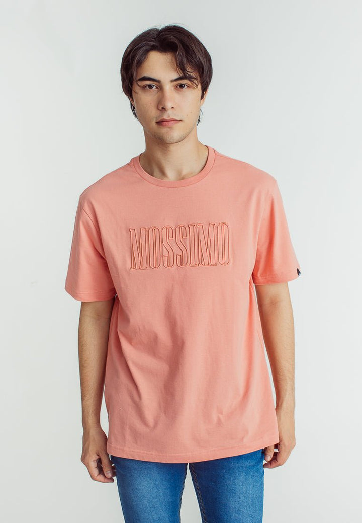 Mossimo Premium Lobster Bisque Modern Fit Tee with Embroidery and Rubber Inside - Mossimo PH