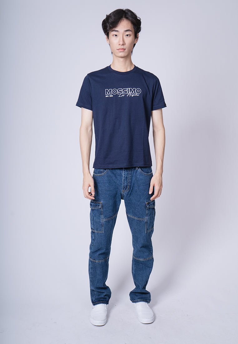 Mossimo Raniel Navy Blue Classic Fit Tee - Mossimo PH