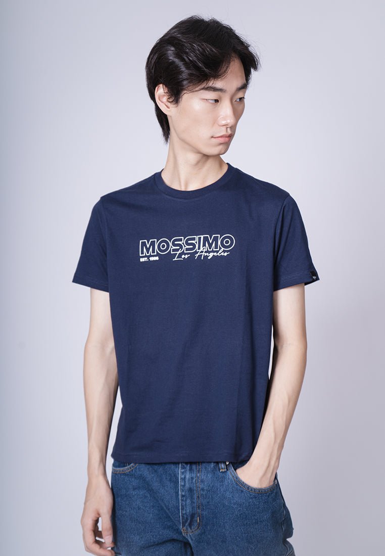 Mossimo Raniel Navy Blue Classic Fit Tee - Mossimo PH