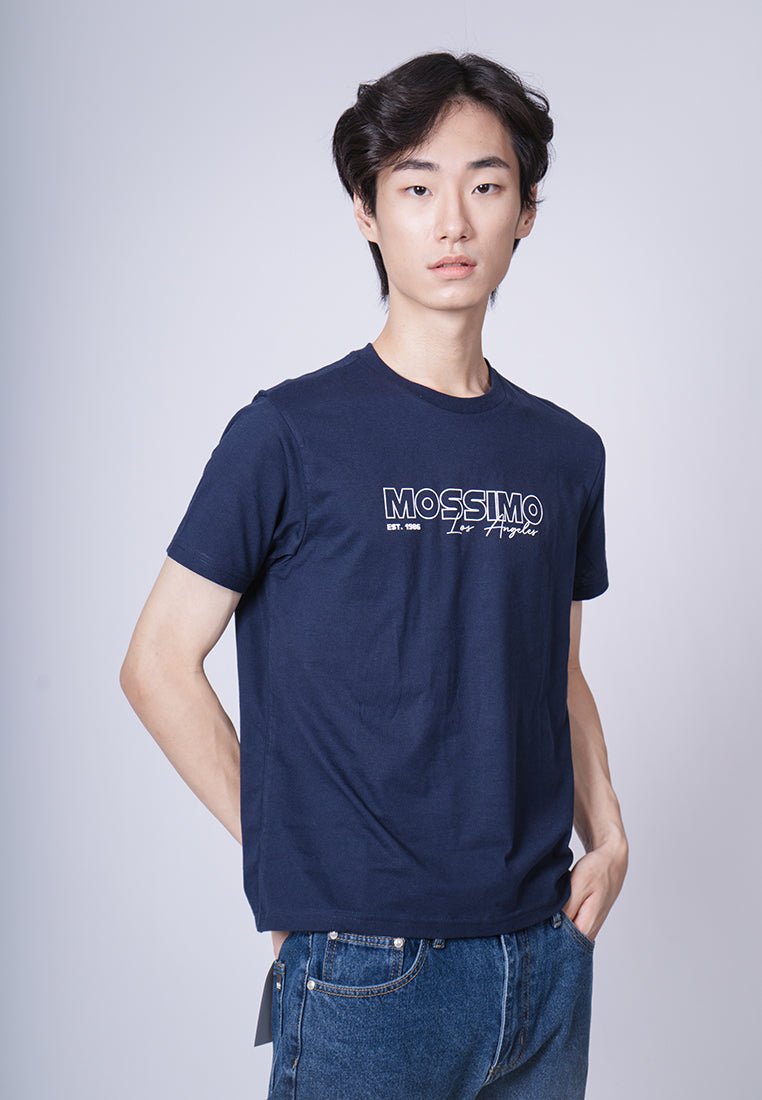 Mossimo Raniel Navy Blue Classic Fit Tee - Mossimo PH