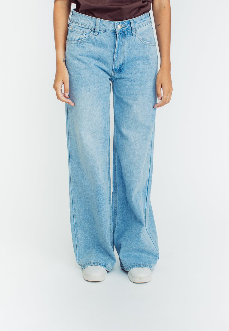 Mossimo Rebecca Light Blue Baggy Mid Jeans - Mossimo PH