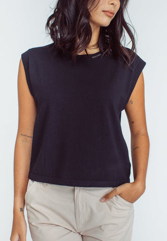 Mossimo Riva Black Classic Crop Vest Top - Mossimo PH