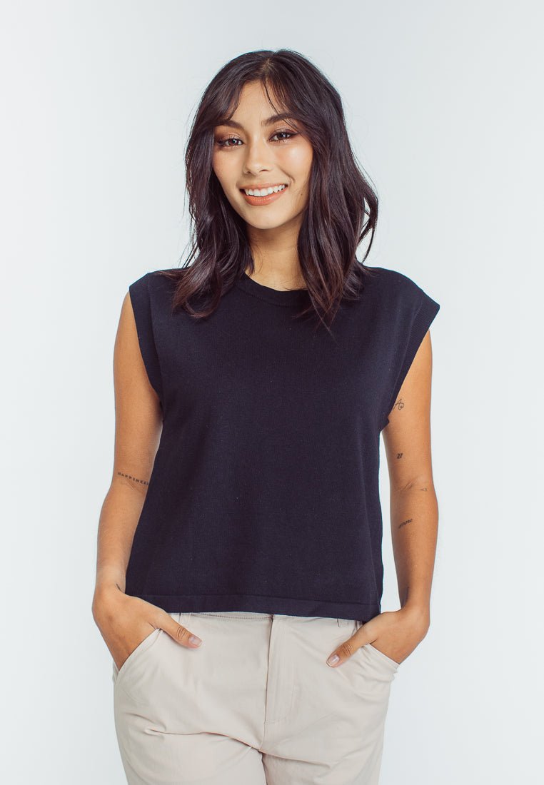 Mossimo Riva Black Classic Crop Vest Top - Mossimo PH