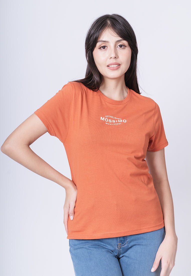 Mossimo Rust with Small Branding High Density Print Classic Fit Tee - Mossimo PH