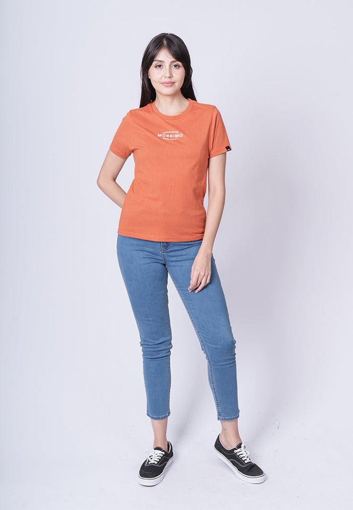 Mossimo Rust with Small Branding High Density Print Classic Fit Tee - Mossimo PH