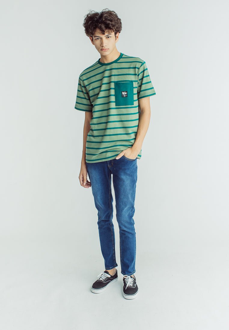 Mossimo Shawn Green Comfort Fit Stripes Shirt - Mossimo PH
