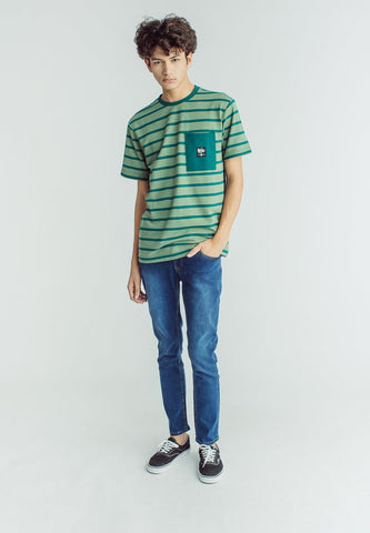 Mossimo Shawn Green Comfort Fit Stripes Shirt - Mossimo PH