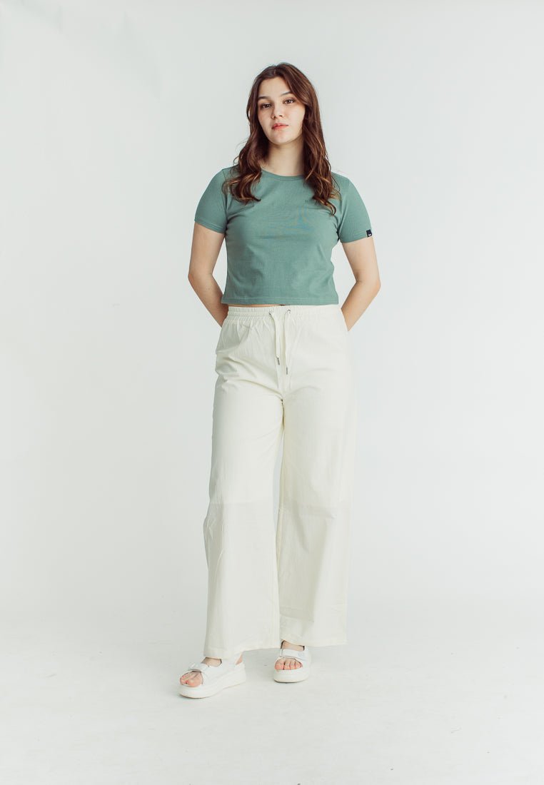 Mossimo Solene Sage Leaf Classic Cropped Fit Tee - Mossimo PH
